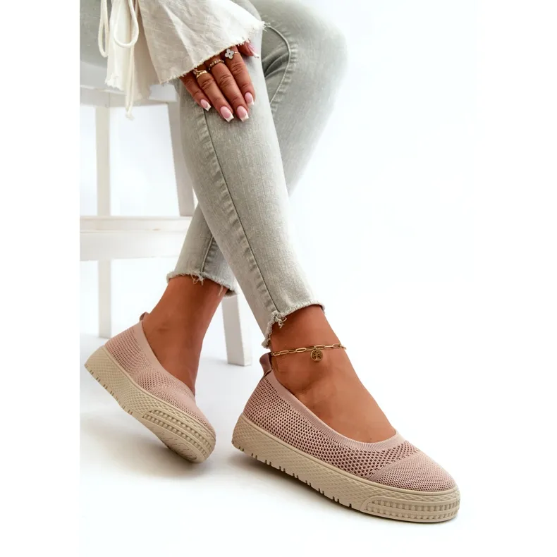 News Women's Slip-on Platform Sneakers Pink Pimadea