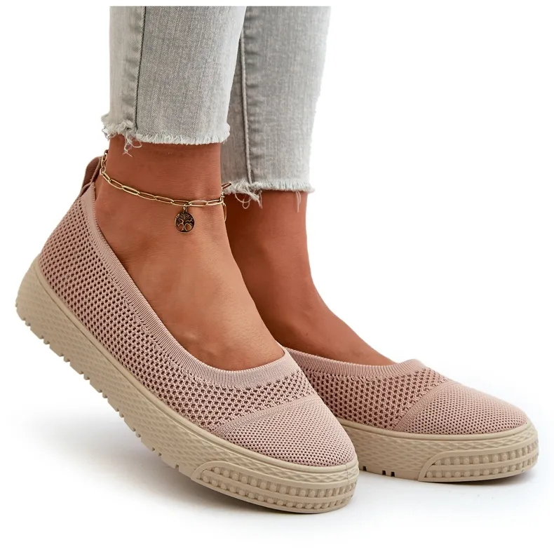 News Women's Slip-on Platform Sneakers Pink Pimadea