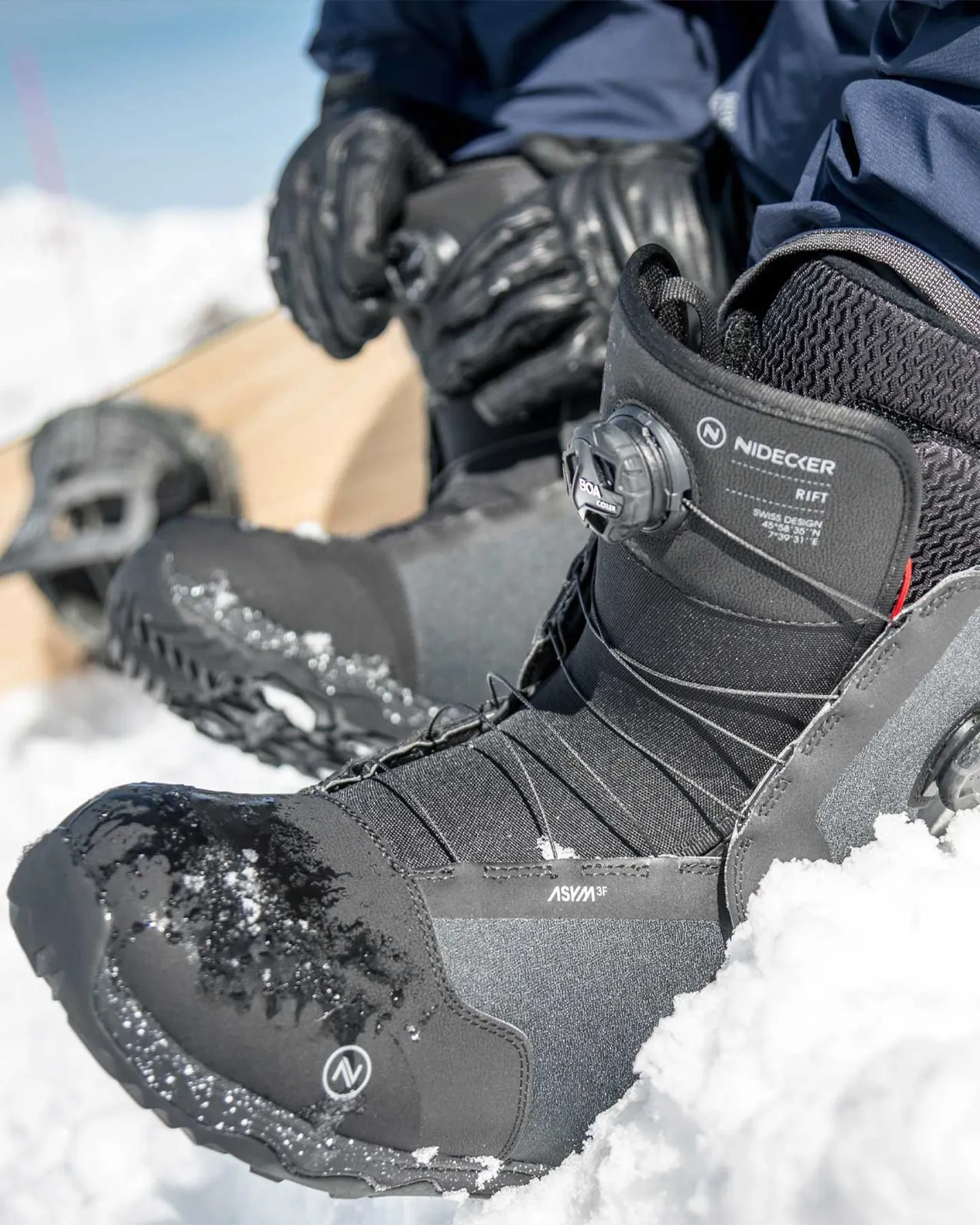 Nidecker Men's Rift Snowboard Boots - Black - 2024 | Shop Snowboard Boots at Trojan Wake Ski Snow & Snow Skiers Warehous