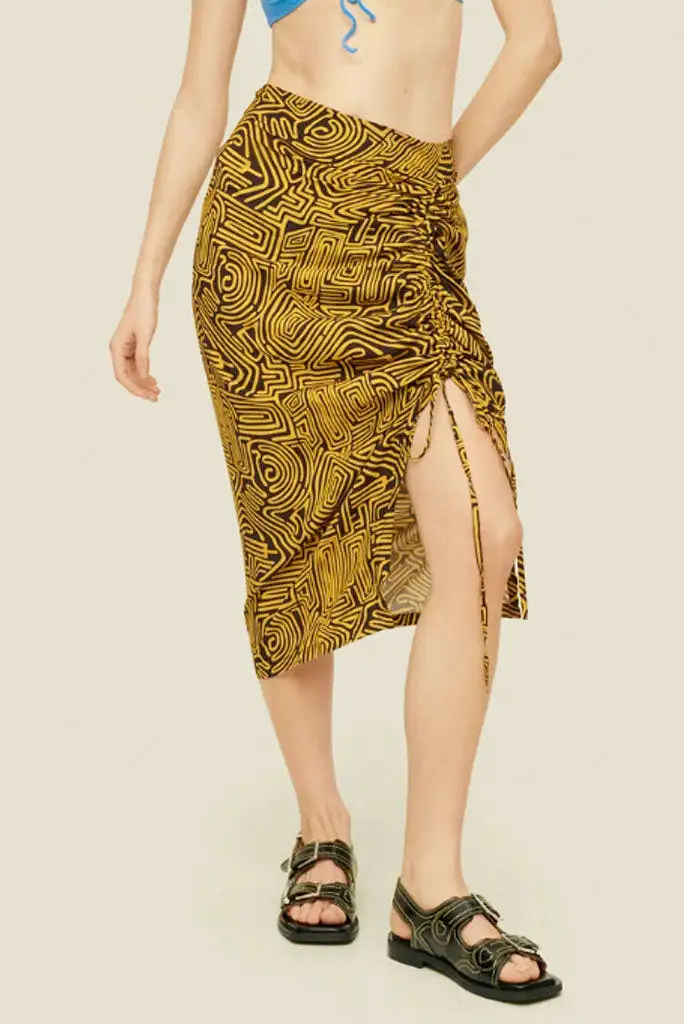 OAS TAWNY GOLCONDA LOLLO SKIRT