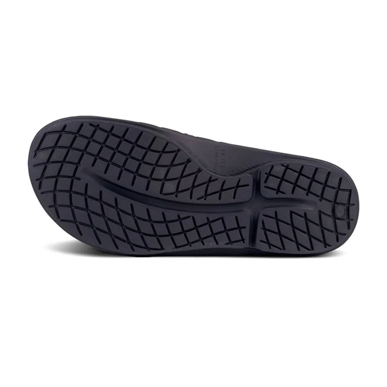 Oofos 1550 Men's OOAHH SPORT FLEX Sandals Matte Black 