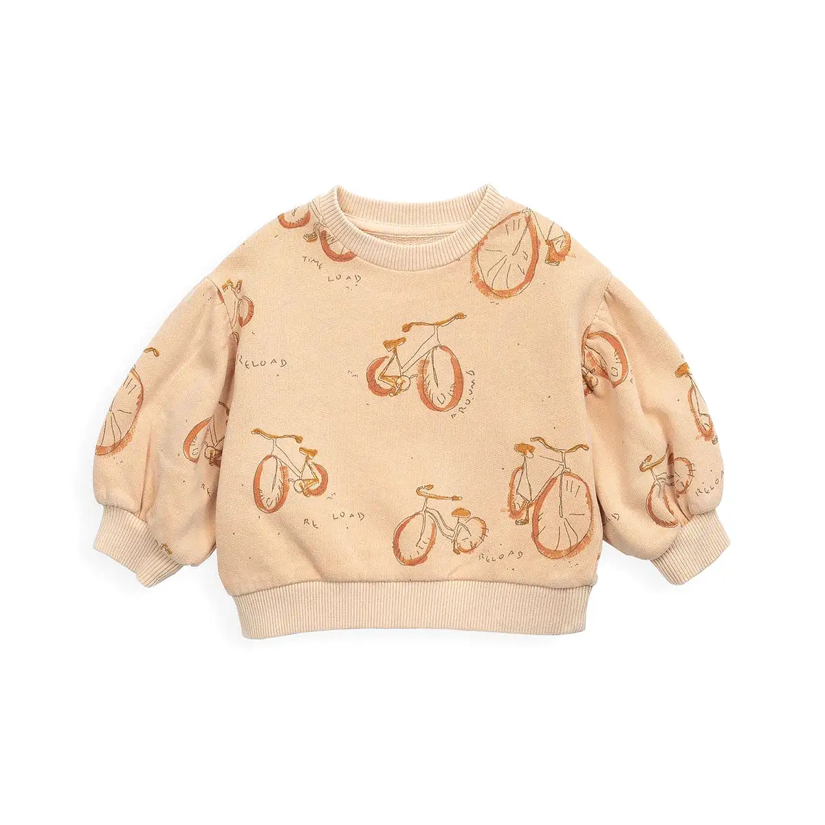 Play Up Fleece Sweater - Bicycle Print