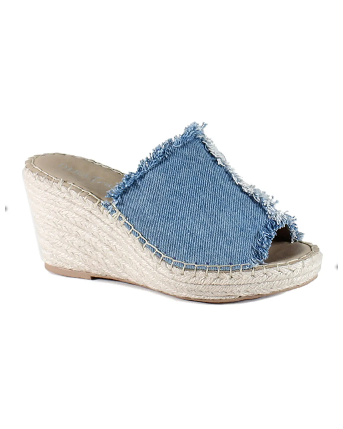 Product Name:  Diba True Women's Go Party Denim Wedge Sandals