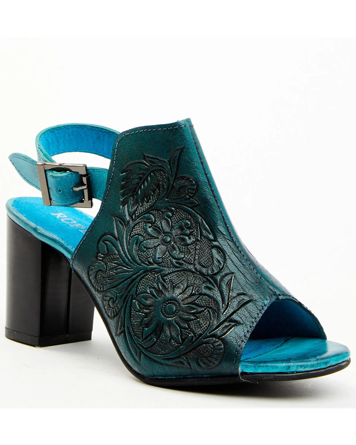 Product Name:  Roper Women's Burnished Tooled Sandals