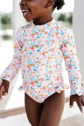 Rash Guard Two Piece - Summer Blooms