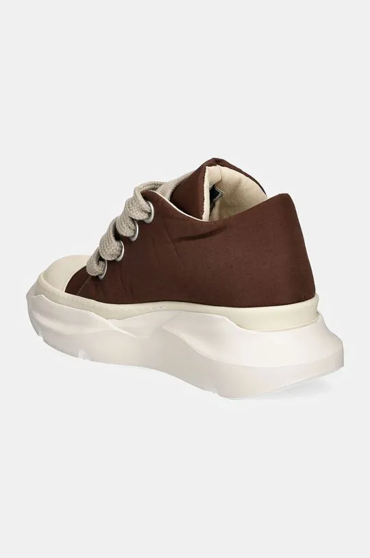 Rick Owens trainers Jumbo Laces Abstract Low Sneak men's brown color DU02D2845.MUPAW2