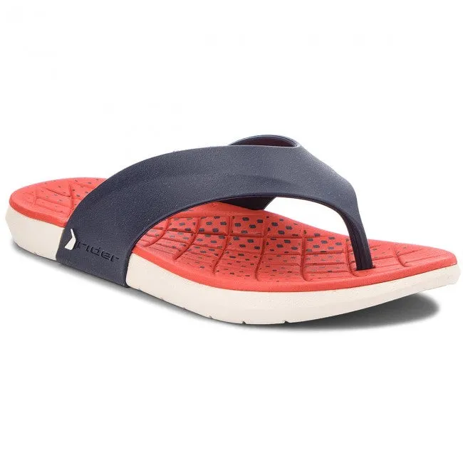 Rider Infinity Thong Sandals 82208 Beige/Blue/Red Men