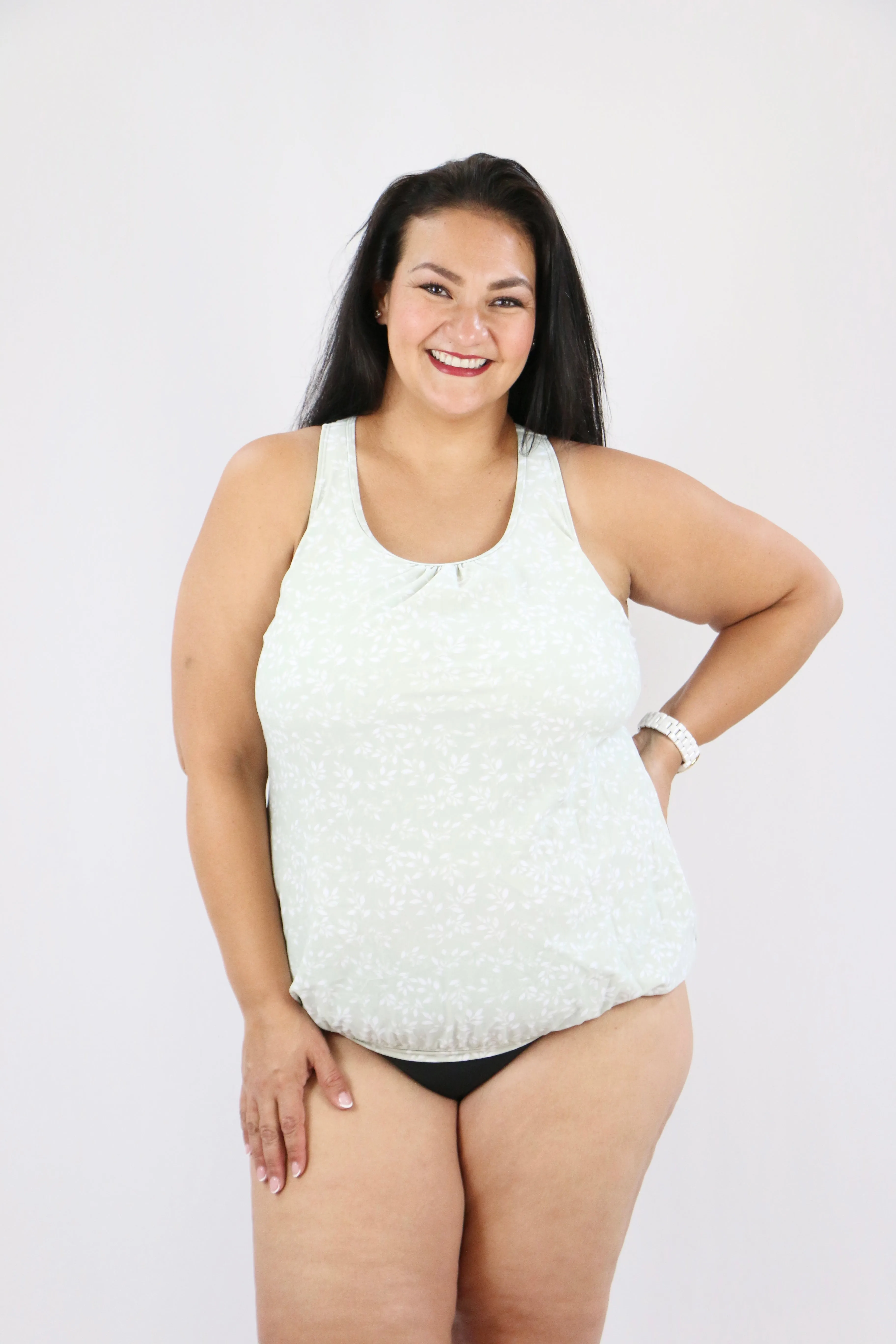 Sage Cove Tankini Top