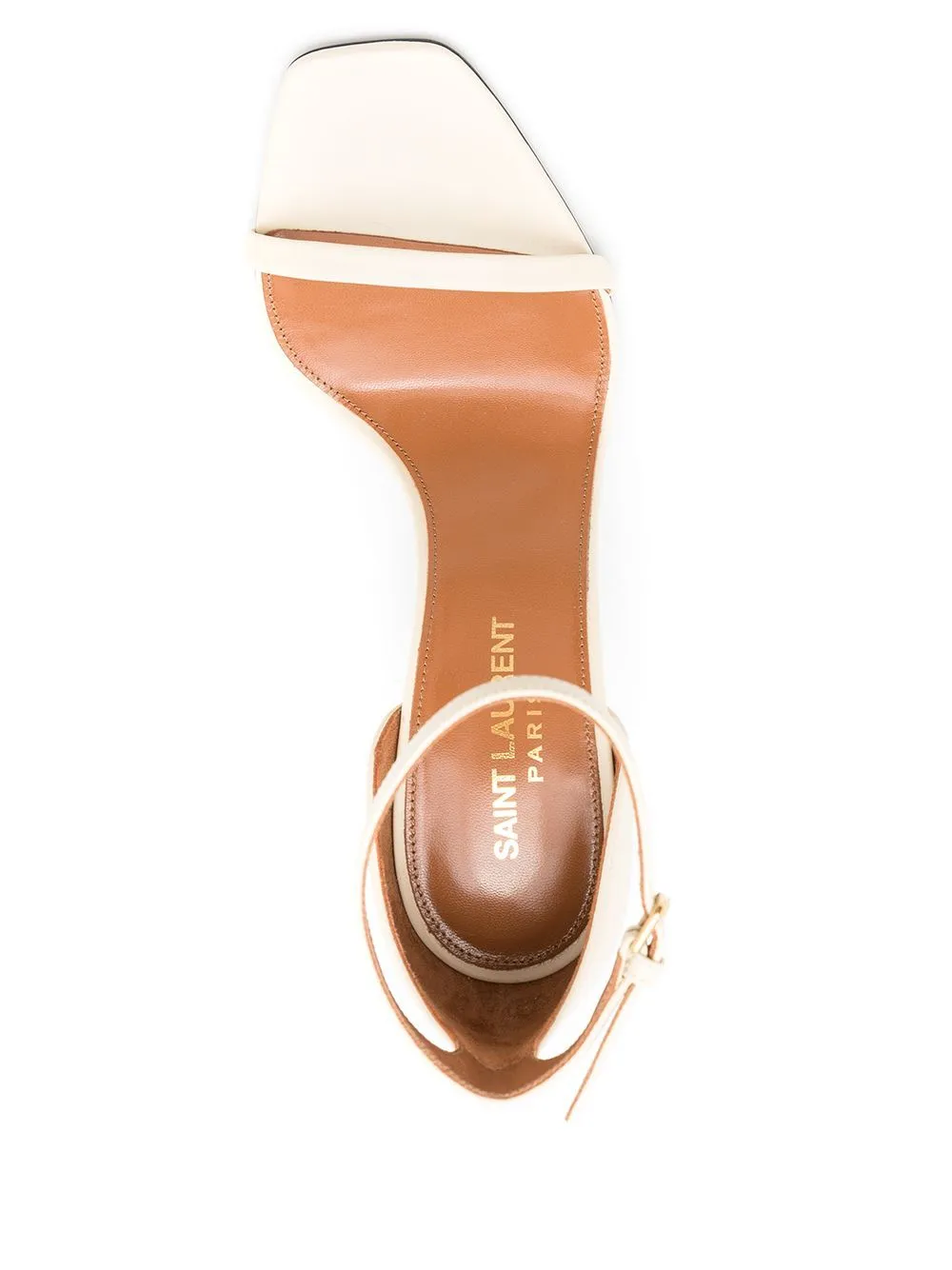 SAINT LAURENT Stylish Real Beige Sandals for Women