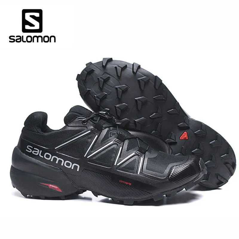 Salomon Speed Cross 5 Original Men Running Shoes Outdoor Athletic Sport Breathable Shose Salomon Speedcross 5  Sneakers