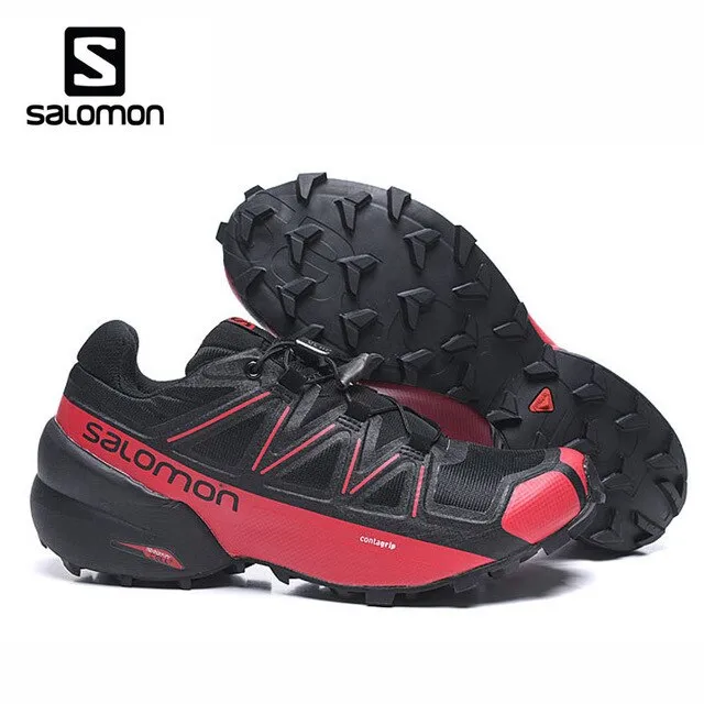 Salomon Speed Cross 5 Original Men Running Shoes Outdoor Athletic Sport Breathable Shose Salomon Speedcross 5  Sneakers