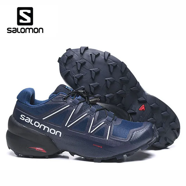 Salomon Speed Cross 5 Original Men Running Shoes Outdoor Athletic Sport Breathable Shose Salomon Speedcross 5  Sneakers