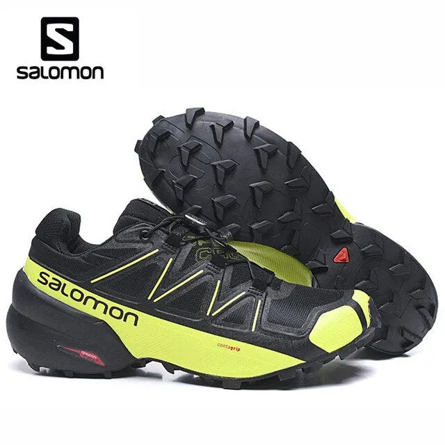 Salomon Speed Cross 5 Original Men Running Shoes Outdoor Athletic Sport Breathable Shose Salomon Speedcross 5  Sneakers