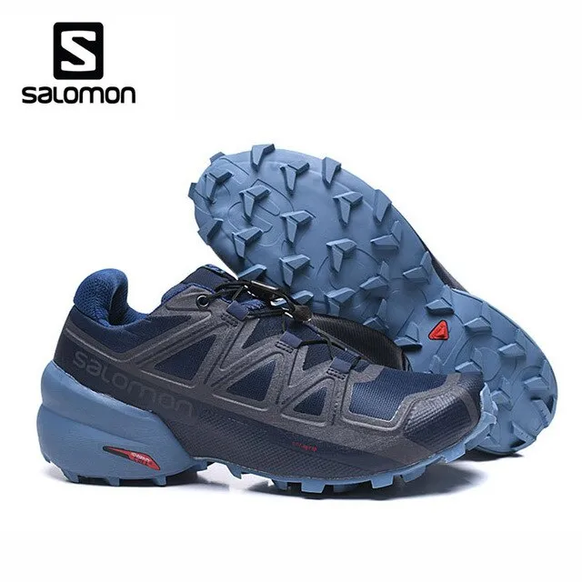 Salomon Speed Cross 5 Original Men Running Shoes Outdoor Athletic Sport Breathable Shose Salomon Speedcross 5  Sneakers