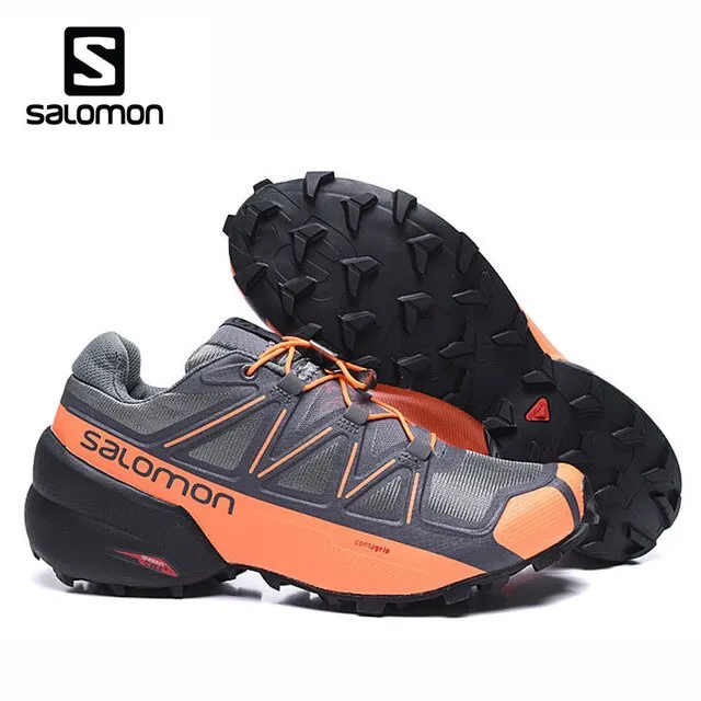 Salomon Speed Cross 5 Original Men Running Shoes Outdoor Athletic Sport Breathable Shose Salomon Speedcross 5  Sneakers