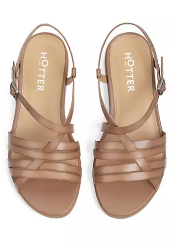 Sienna Rich Tan Women’s Sandals by Hotter | Look Again