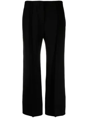 Straight-leg cropped trousers