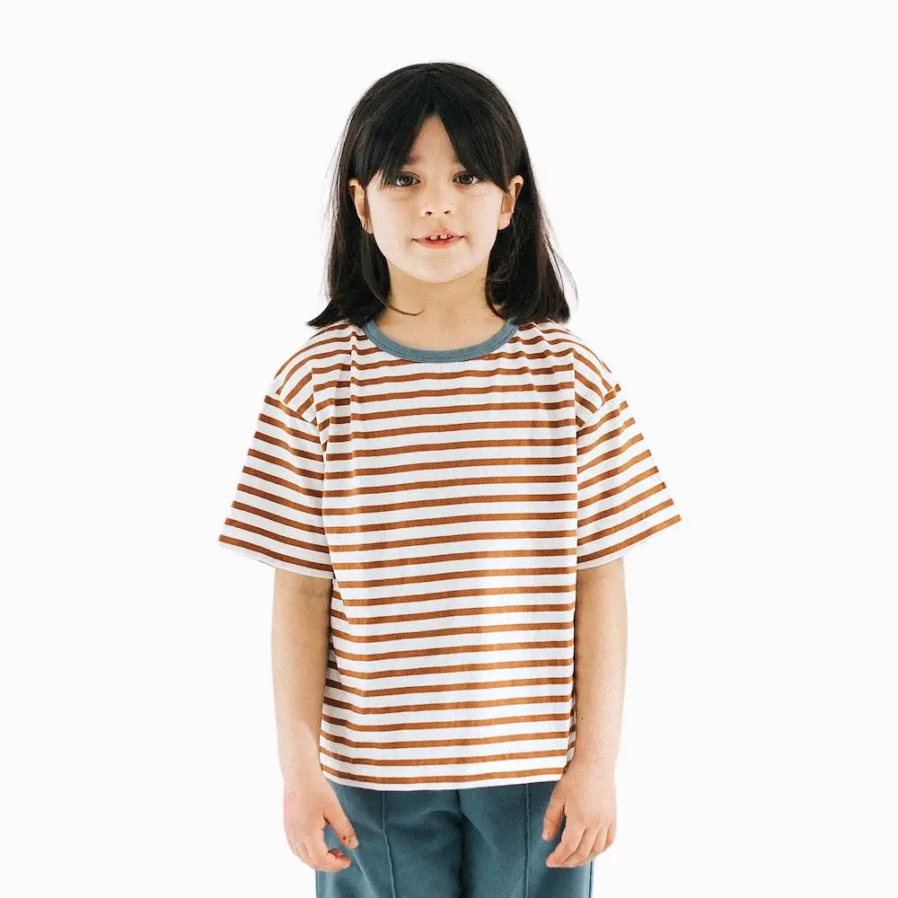 Striped Boxy Tee