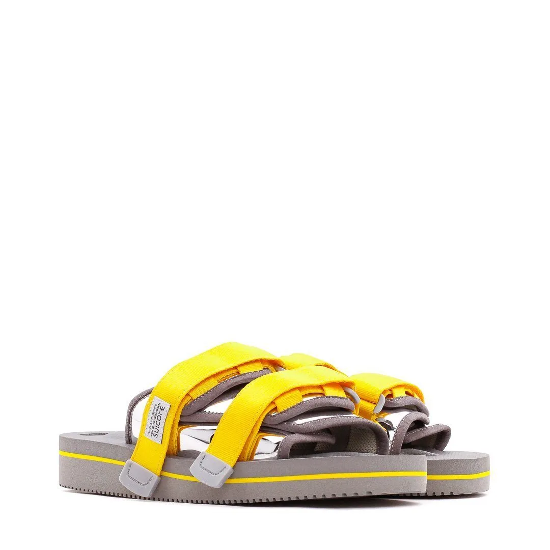 Suicoke Men MOTO-VEU3 Yellow Sandals OG-056VEU3-YEL