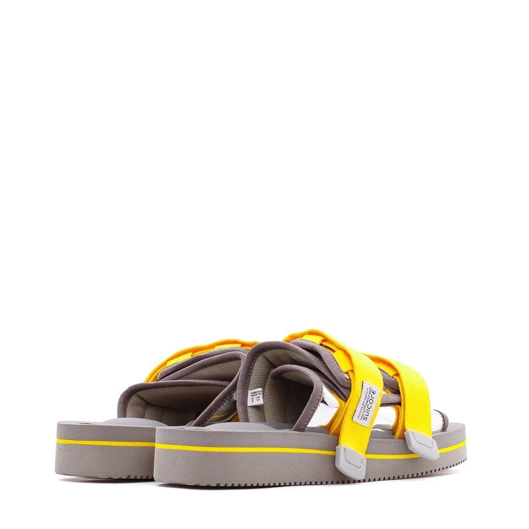 Suicoke Men MOTO-VEU3 Yellow Sandals OG-056VEU3-YEL