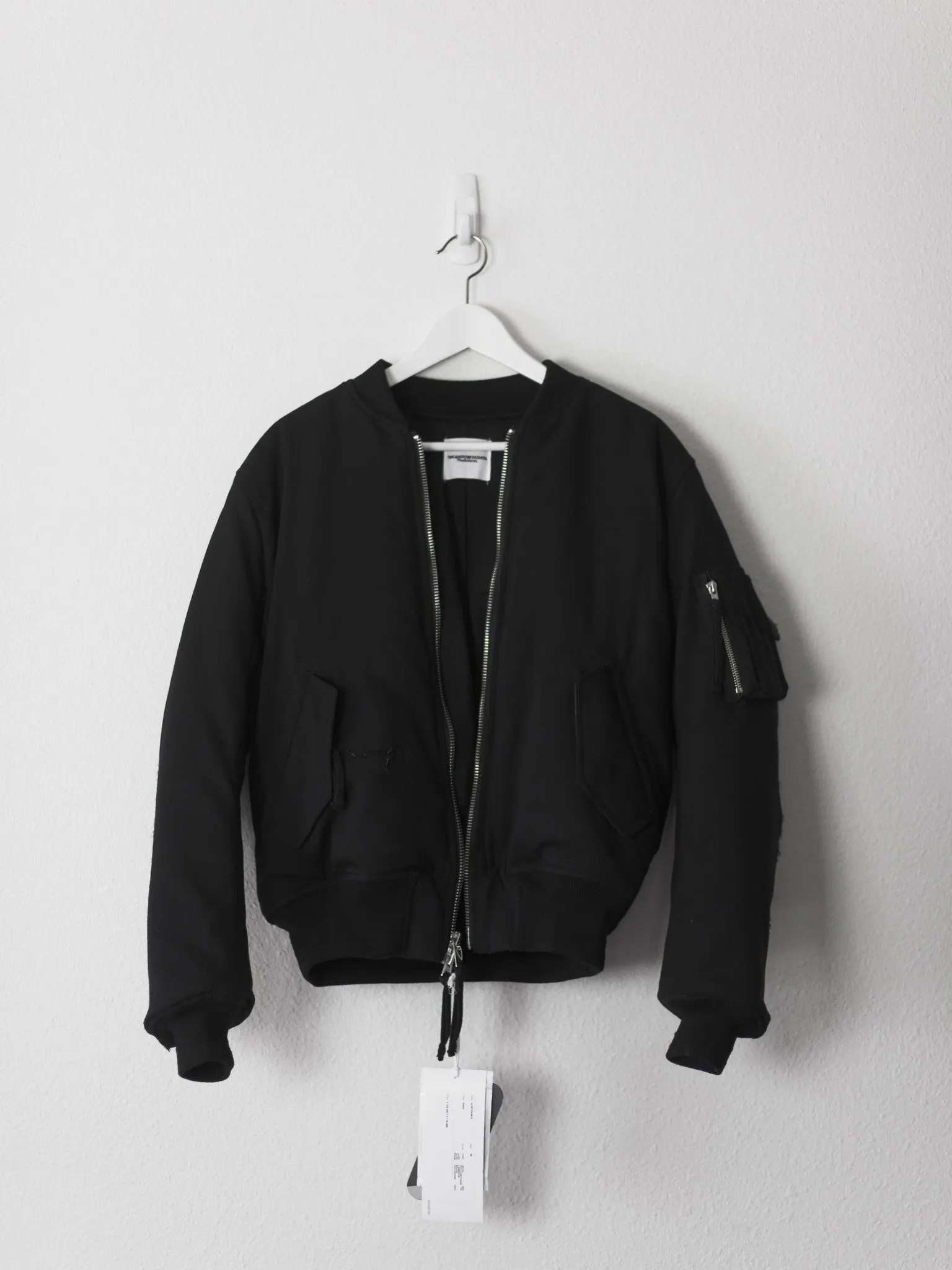 Takahiromiyashita The Soloist AW15 Strapped PrimaLoft MA-1 Bomber