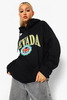 Tall Nevada Collegiate Print Hoodie