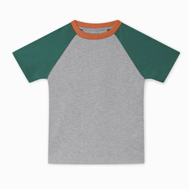 The Luxury Tee Colorblocking I Grey Melange