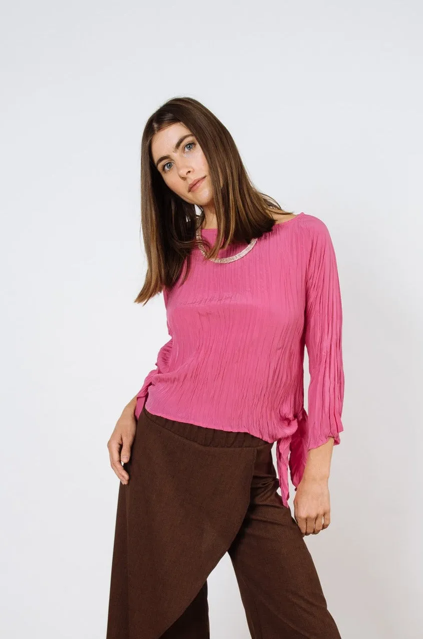 Twisted Square Top | Bubble Gum