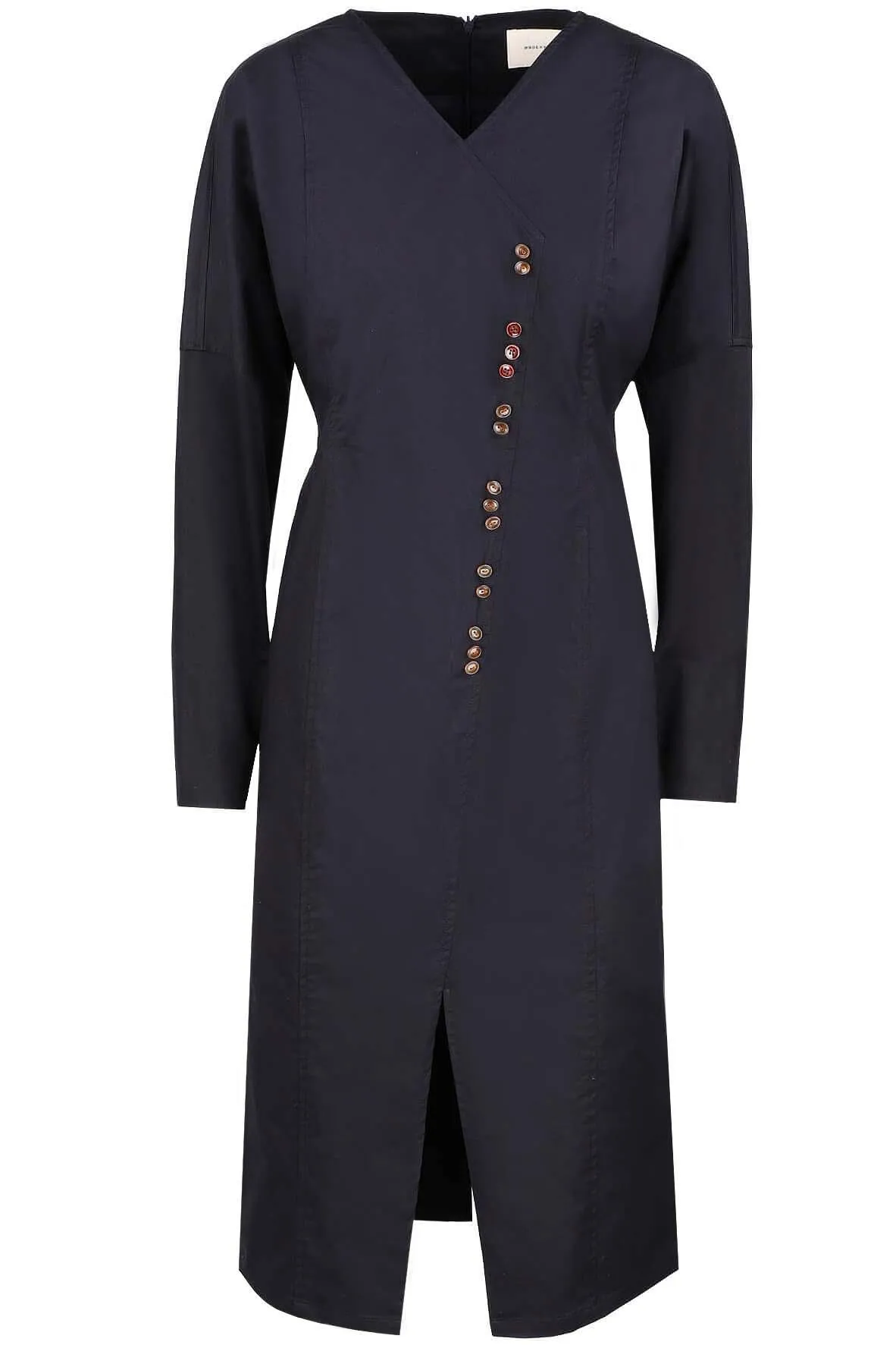 Two Three Button Dress Blue