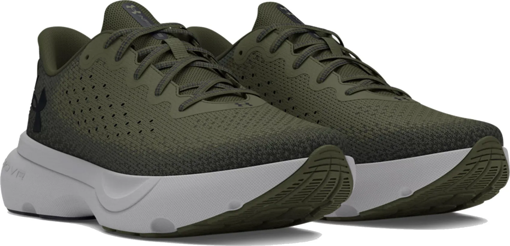 Under Armour Men's UA Infinite Running Shoes Marine OD Green/Black | Buy Under Armour Men's UA Infinite Running Shoes 