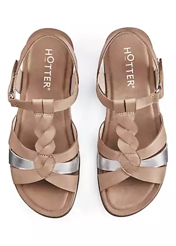 Valencia Rich Tan Women’s Sandals by Hotter | Look Again