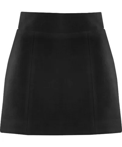 Vestiaire D'un Oiseau Libre Women's Black Cashmere Mini Skirt