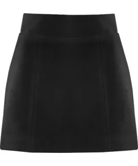 Vestiaire D'un Oiseau Libre Women's Black Cashmere Mini Skirt