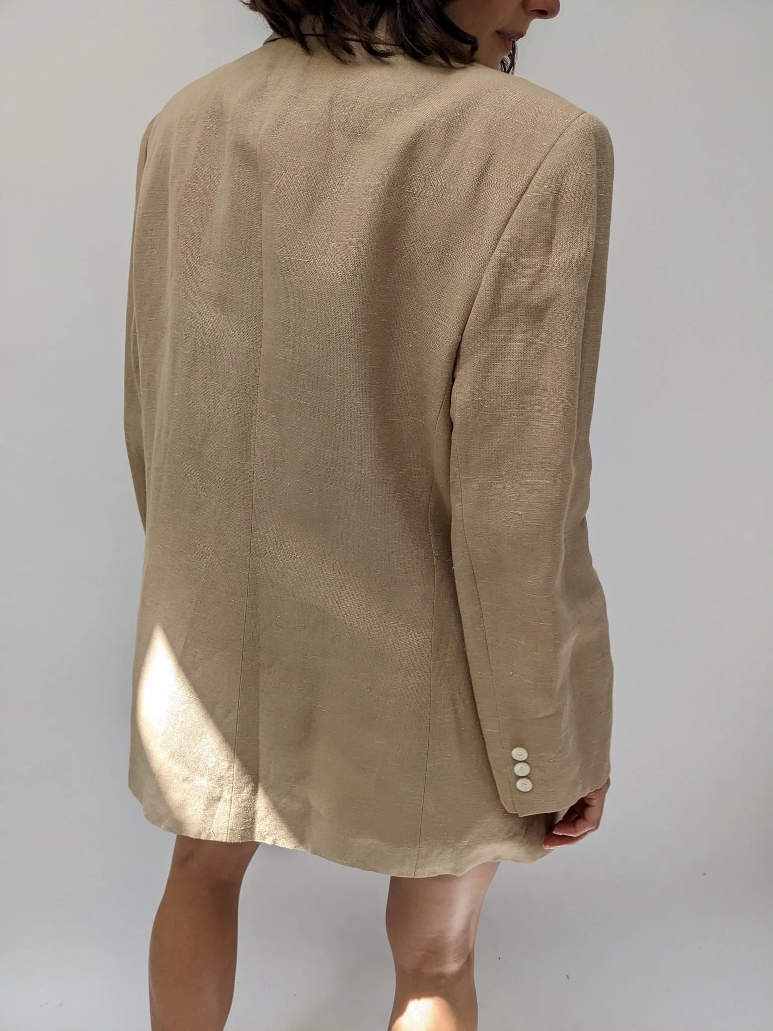 Vintage Shore Linen Blazer