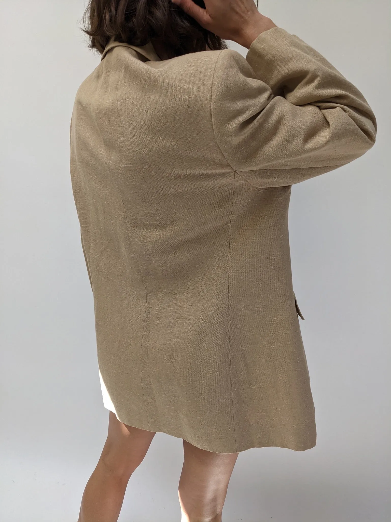 Vintage Shore Linen Blazer