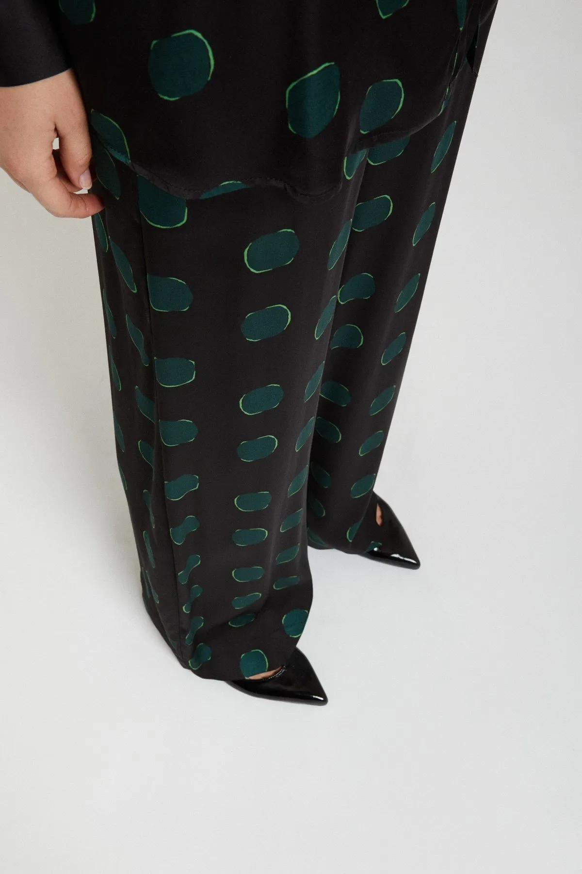 Viscose palazzo trousers