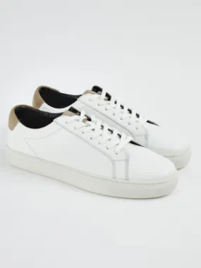 White Leather Cupsole Trainers | Men | George at ASDA