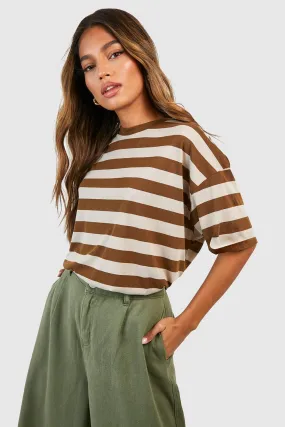 Wide Stripe Oversized Tshirt