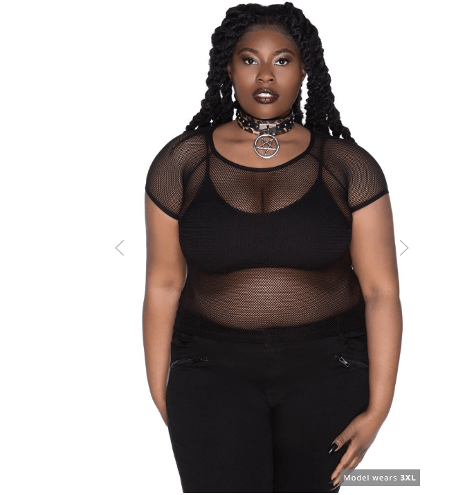 Wildchild Fishnet Top [B] [PLUS]