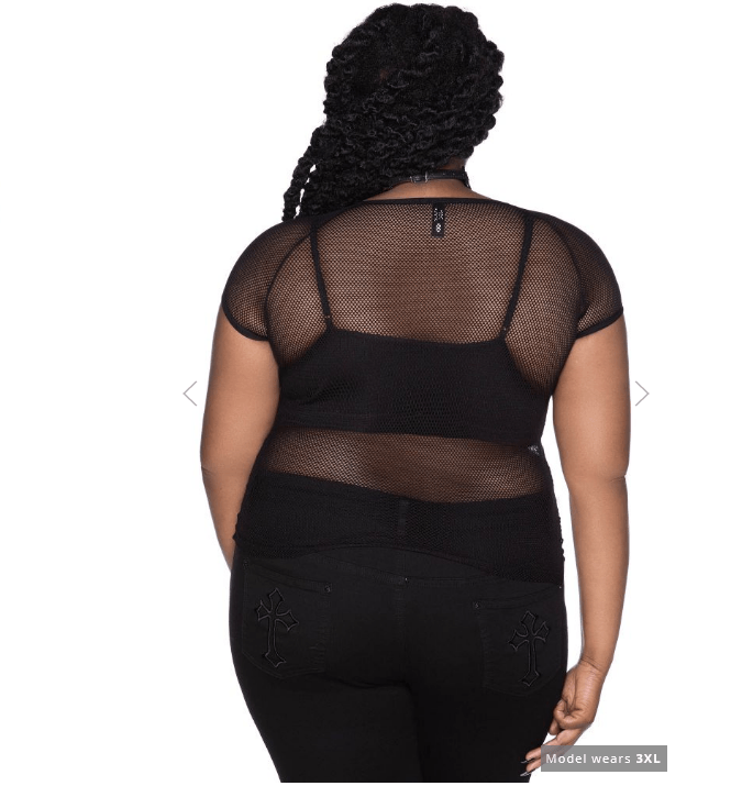 Wildchild Fishnet Top [B] [PLUS]