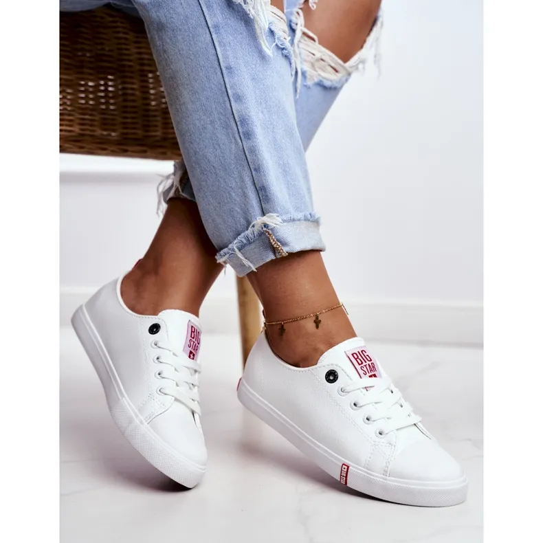 Women's Sneakers Big Star White GG274005