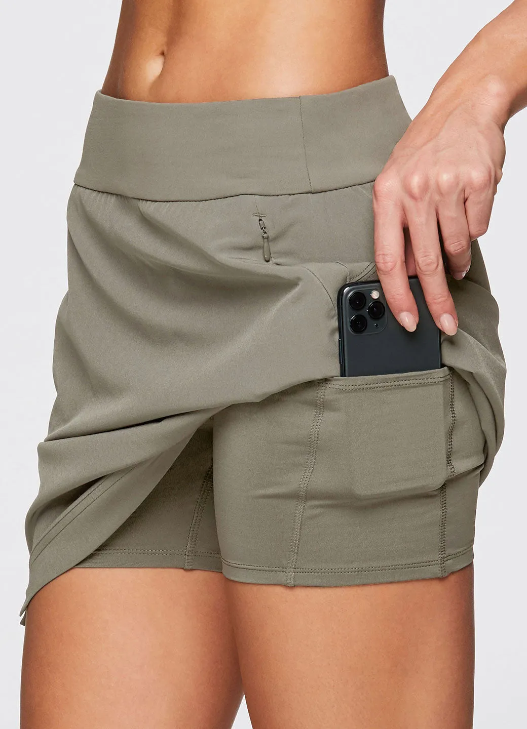 Zipping Along Everyday Skort